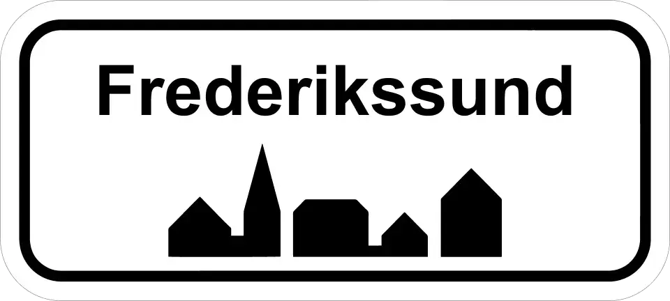 Frederikssund byskilt – professionel haveservice, træfældning og plæneanlæg i 3600 Frederikssund